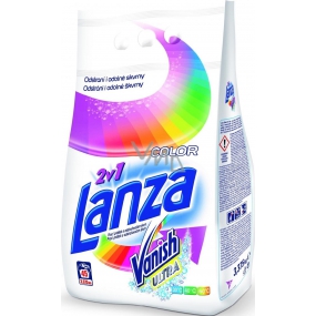 Lanza Vanish Ultra 2in1 Farbwaschpulver mit Fleckenentferner für farbige Wäsche 15 Dosen 1,125 g