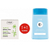 Ziaja Gurken-Hautcreme für fettige Haut 50 ml + feuchtigkeitsspendender sanfter Augen-Make-up-Entferner 120 ml, Duopack