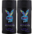 Playboy No Sleep New York 2in1 Duschgel und Shampoo für Männer 2 x 250 ml, Duopack