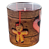 Bolsius Weihnachts-Lebkuchen-Duftkerze aus Glas 72 x 80 mm