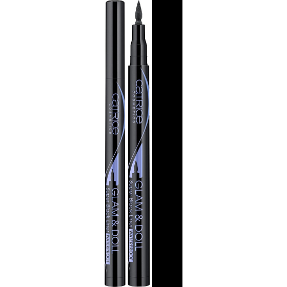 Catrice Glam & Doll Super Black Liner wasserdichter Eyeliner in Stift 010 Super Black wasserdicht 1 ml