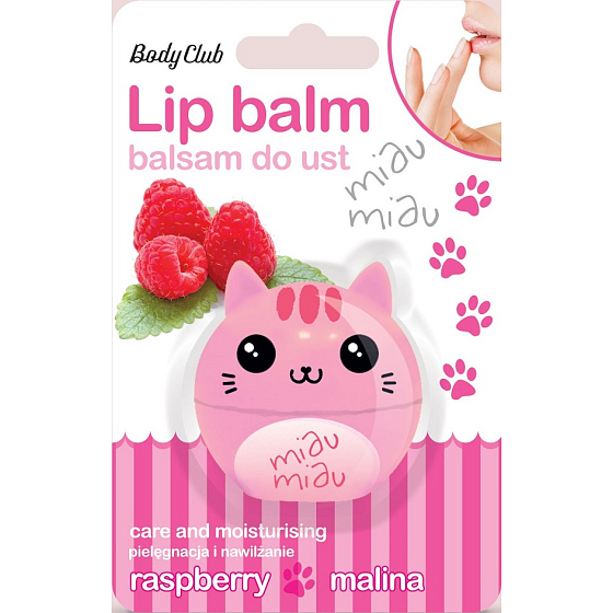 Body Club Cat Himbeer Lippenbalsam 3,5 g