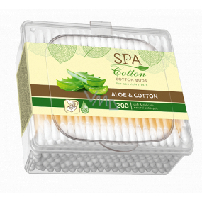 Spa Cotton Aloe Vera und Cotton Cotton Sticks Click System 200 Stück