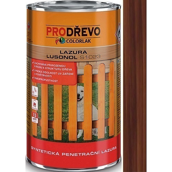 Colorlak Lazura Lusonol S1023 synthetischer Penetrationsfleck Mahagoni 2,5 l