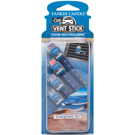 Yankee Candle Turquoise Sky - Duftstifte mit türkisfarbenem Himmel, 29 gx 4 Stück