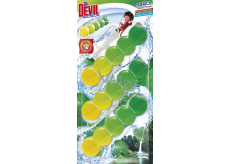 Dr. Devil WC Bicolor 5ball natur fresh hängender WC Block, 3× 35 g