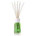 Millefiori Milano Natural Green Fig & Iris - Grüner Feigen- und Iris-Diffusor 100 ml + 7 Stiele 25 cm lang für kleinere Räume dauert 5-6 Wochen