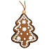Lebkuchen aus Filzbaumdekoration zum Aufhängen 10 cm