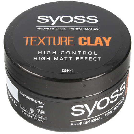 Syoss Texture Clay matt Styling Clay für Haare 100 ml
