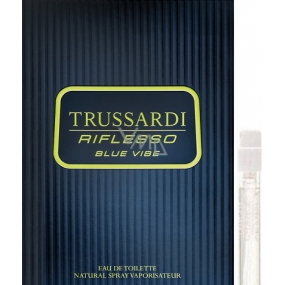Trussardi Riflesso Blue Vibe Eau de Toilette für Männer 1,5 ml mit Spray, Fläschchen