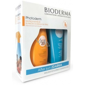 Bioderma Photoderm SPF30 Bräunungsspray für empfindliche Haut 400 ml + After Sun Hydratation und Ernährung After Sun Lotion 200 ml, Kosmetikset