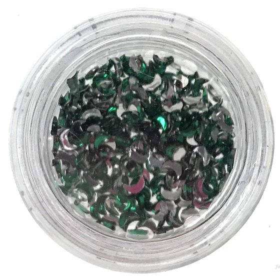Professionelle Nageldekorationen Strasssteine Mondgrün 132