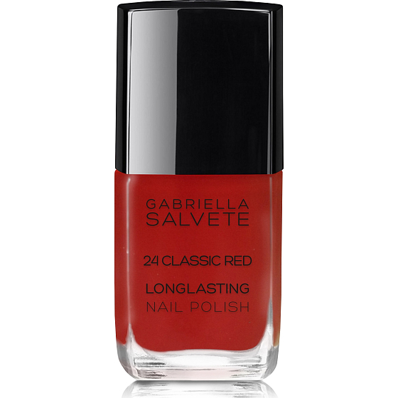 Gabriella Salvete Longlasting Emaille langlebiger Nagellack mit Hochglanz 24 Classic Red 11 ml