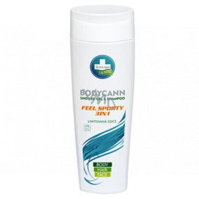 Annabis Bodycann Feel Sporty 3in1 natürliches Shampoo und Duschgel 250 ml
