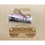 Albi Geldkarte aus Holz für Fahrschule 15,5 x 12,5 x 0,3 cm