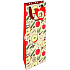 Nekupto Geschenkpapier Tasche für Flasche 33 x 10 x 9 cm Weihnachtsäpfel
