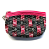 Kosmetiktasche mit Streifen 11 x 7 cm verschiedene Farben