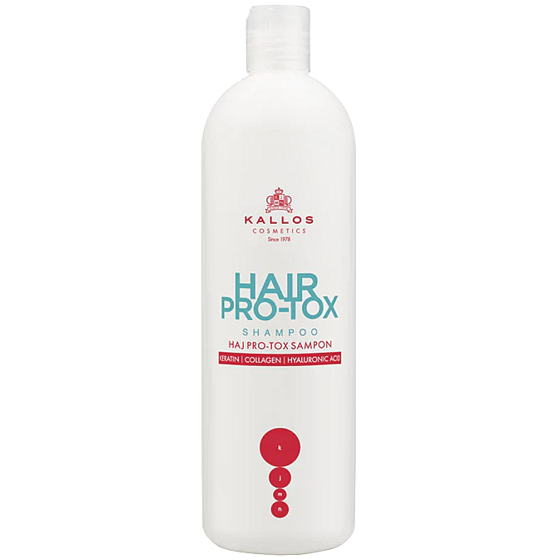 Kallos Pro-Tox Shampoo für kraftloses und geschädigtes Haar 500 ml