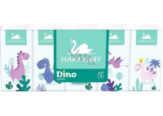 Harmony Kids Dino 3-lagige Papiertaschentücher 10 x 10 Stück