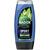 Radox Men 3in1 Sport Minze und Meersalz Duschgel für Männer 225 ml