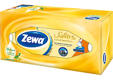 Zewa Softis Soft & Sensitive Box 4-lagige Papiertaschentücher, 80 Stück