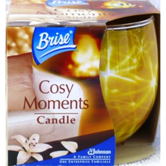 Glade Cosy Moments Duftkerze in Glas, Brenndauer bis zu 30 Stunden 123 g