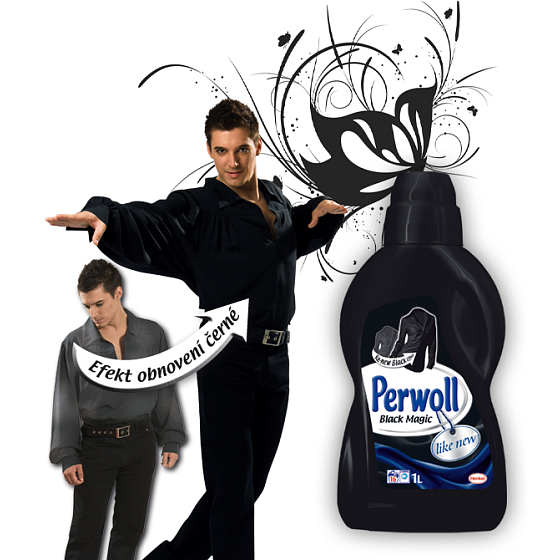 Perwoll Magic Black Perwoll Waschgel stellt eine intensive schwarze Farbe wieder her und schützt vor Formverlust 4 l