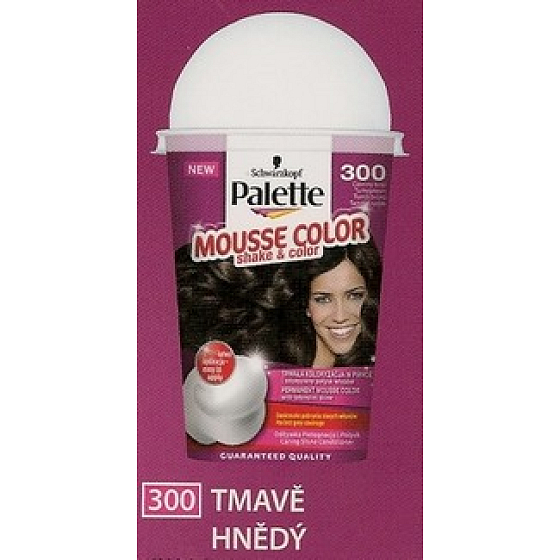 Schwarzkopf Palette Mousse Color Shake und Haarfarbe 300 Dunkelbraun