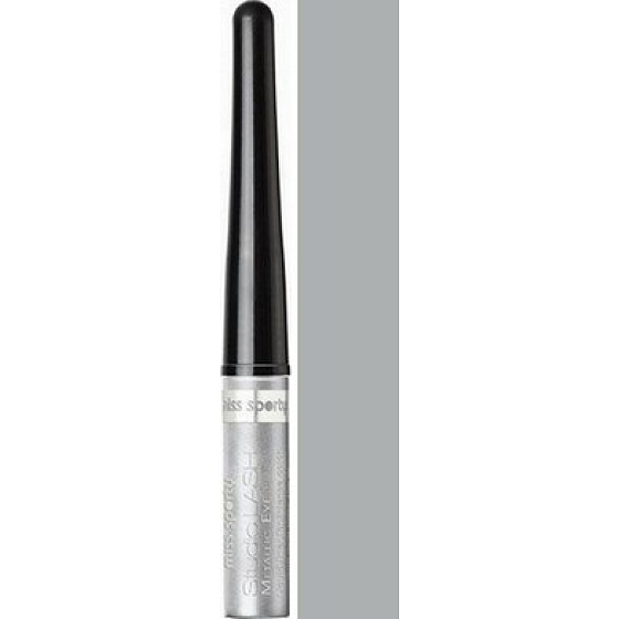 Miss Sports Studio Lash Flüssiger Metallic Eyeliner 011 Silber Flirt 3,5 ml