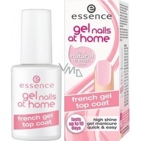 Essence Gel Nails At Home Französischer Gel Top Coat Topcoat Gel Lack 7 ml