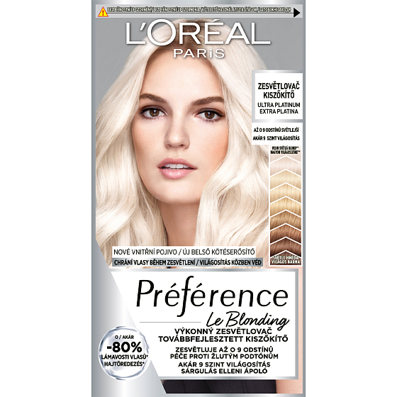 L'oreal Paris Préférence leistungsstarker Haaraufheller, Ultra Platinum extra platinblond