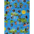 Nekupto Geschenkpapier 70 x 100 cm Maulwurf blau 1 Rolle