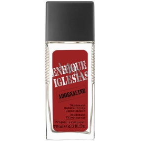 Enrique Iglesias Adrenalin parfümiertes Deodorantglas für Männer 75 ml