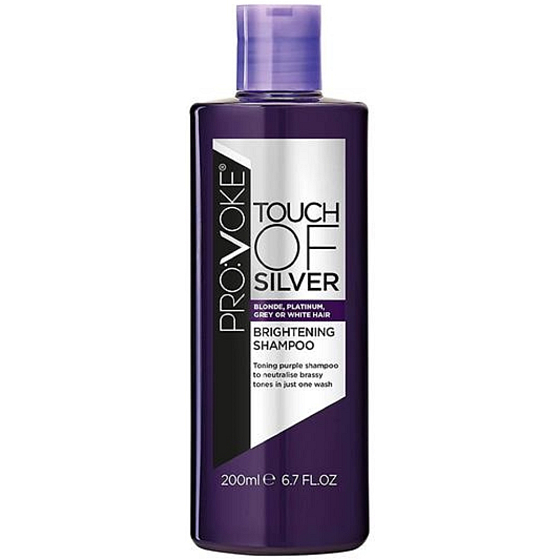 Für: Voke Touch of Silver Intensiv-Shampoo zum Aufhellen von blondem, platiniertem und weißem Haar 200 ml