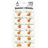 Arch Stickers Home Brandy Aprikose 12 Etiketten