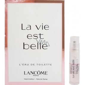 Lancome La Vie Est Belle L Eau de Toilette Eau de Toilette für Frauen 1,2 ml mit Spray, Fläschchen