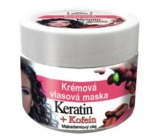 Bione Cosmetics Keratin & Coffein Creme-Haarmaske für alle Haartypen 260 ml
