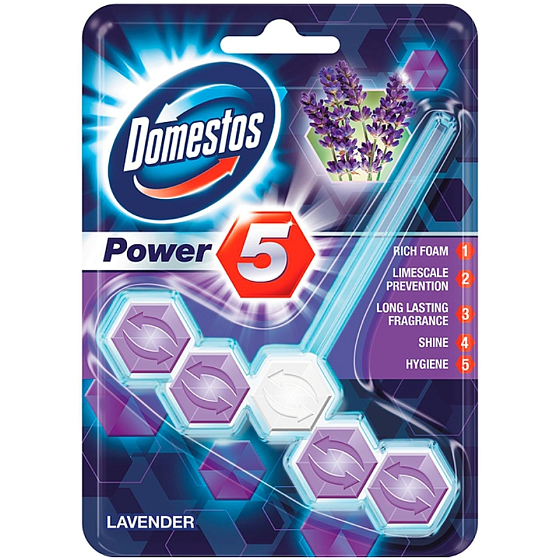 Domestos Power 5 Lavendel WC-Block 55 g