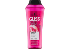 Gliss Kur Supreme Length Shampoo für langes Haar, das anfällig für Schäden und fettige Wurzeln ist 250 ml