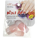 Natural Art Nails künstliche Nägel gerade French Maniküre rosa 10 Stück 806