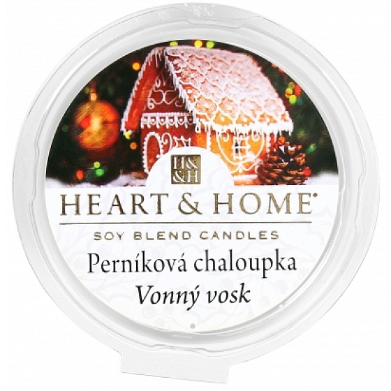 Heart & Home Lebkuchenhaus Sojabohnen Naturduftwachs 27 g