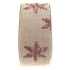 Ditipo Nordic Band beige rote Schneeflocken 2 mx 25 mm