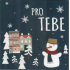 Nekupto Mini Grußkarte für Weihnachten, Für Sie 10 x 10 cm 3528 XI