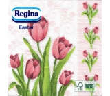 Regina Papierservietten 1lagig 33 x 33 cm 20 Stück Ostertulpen