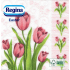 Regina Papierservietten 1lagig 33 x 33 cm 20 Stück Ostertulpen
