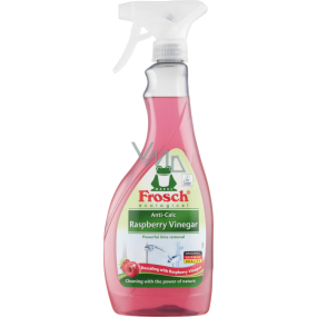 Frosch Eko Himbeerreiniger für Kalk mit Essigspray 500 ml Frosch Eko Himbeerreiniger für Kalk mit Essigspray 500 ml