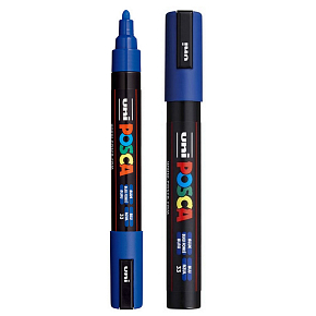 Posca Universal-Acrylmarker 1,8 - 2,5 mm Blau PC-5M