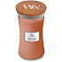 WoodWick Chilli Pepper Gelato - Eiscreme mit Chili und Pfeffer Duftkerze mit Holzdocht und Deckel Glas groß 609 g