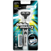 Gillette Mach3 Rasierer + 2 Klingen