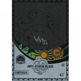 Anti-Stress-Malbuch Fantasy 21 x 30 cm 4 Stück